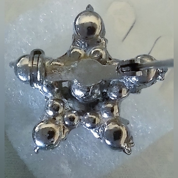 Vintage Rhinestone 5-pt Star Brooch - Picture 4 of 14